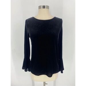 Chicos Velvet Bell Sleeves Pullover Top